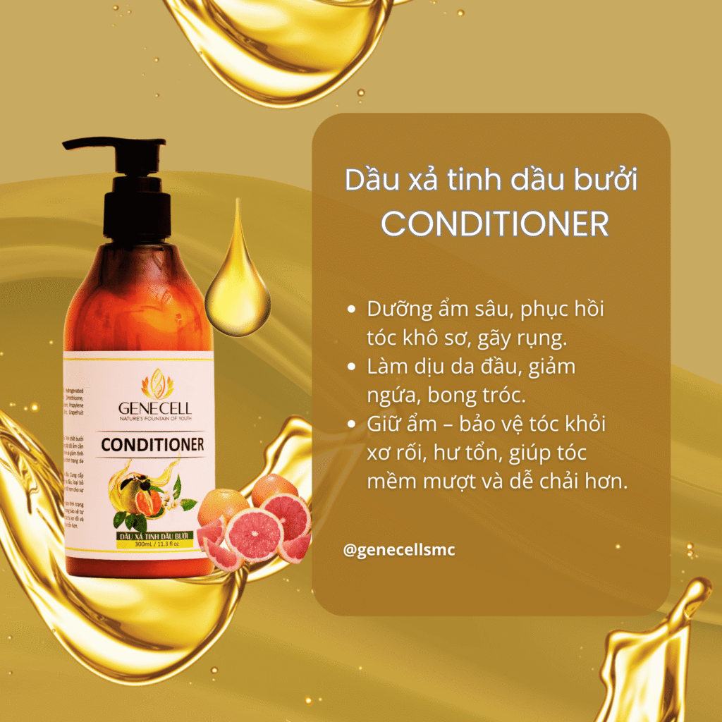 DẦU XẢ TINH DẦU BƯỞI CONDITIONER