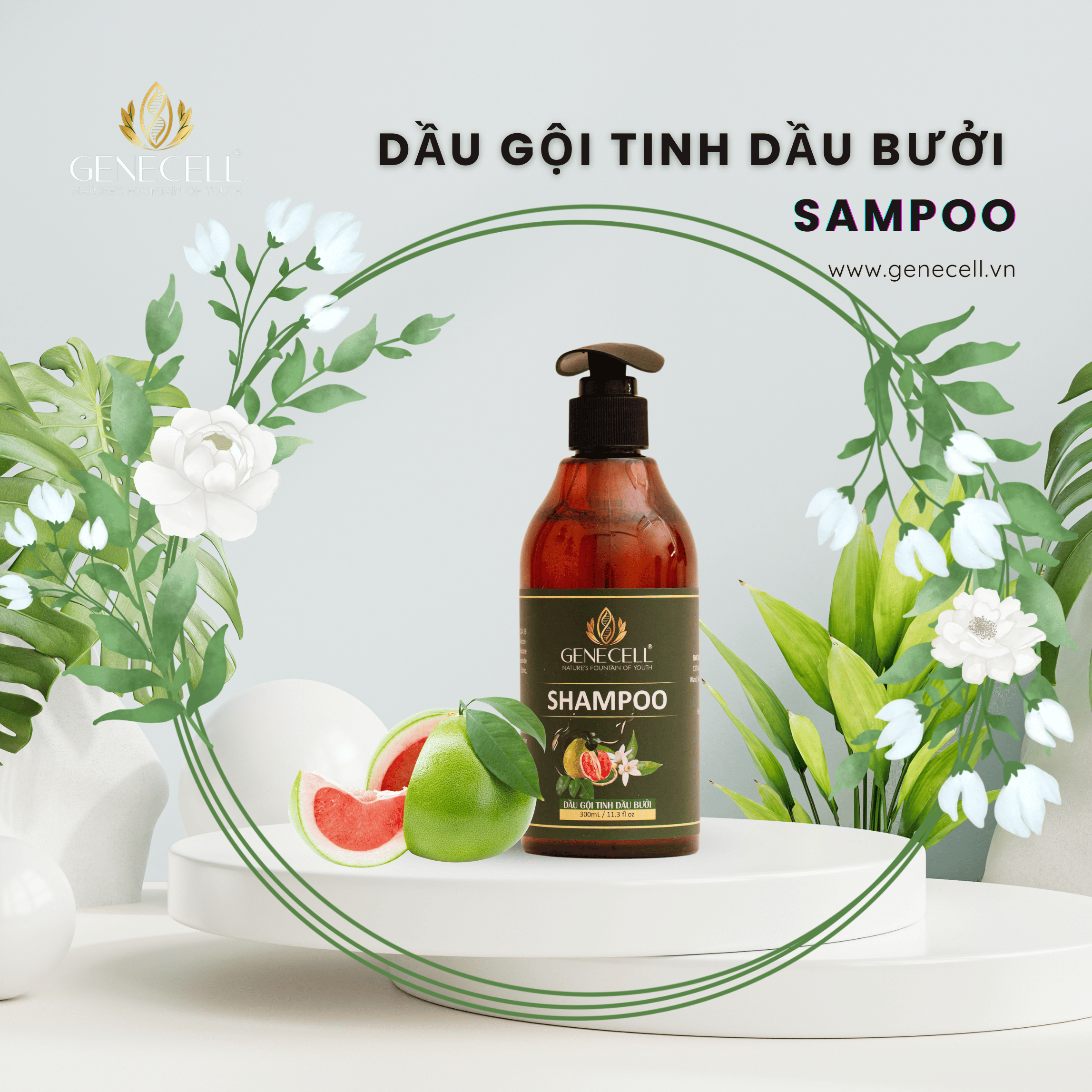 DẦU GỘI TINH DẦU BƯỞI SHAMPOO