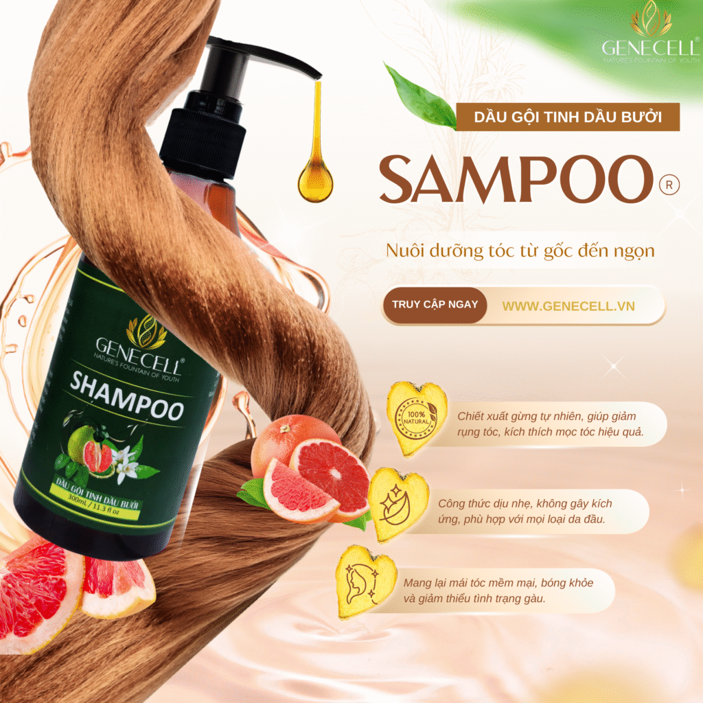 DẦU GỘI TINH DẦU BƯỞI SHAMPOO