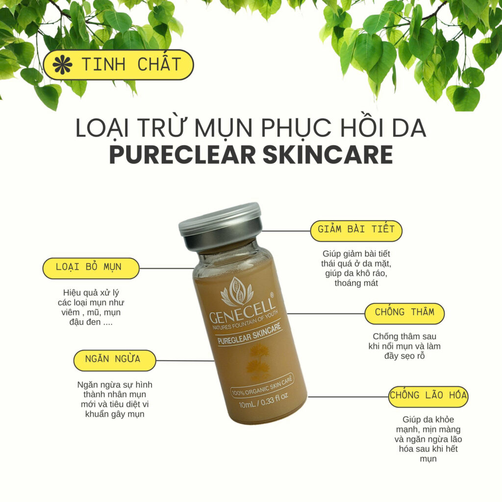 LOẠI TRỪ MỤN PHỤC HỒI DA PURECLEAR SKINCARE